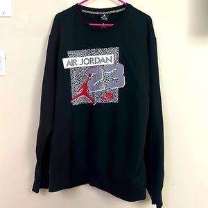Jordan graphic sweater, black and red size 3X in men